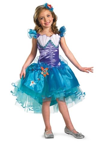 kids ariel disney princess girls costume 55 99 the dash of glitter size chart