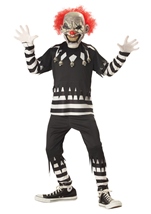 Kids Creepy Clown Boys Costume
