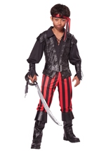 Briny Buccaneer Pirate  Boys Costume