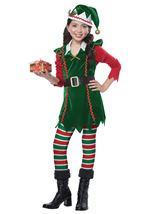 Festive Elf Girls Costume