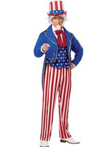 Uncle Sam Men Patriotic Costume