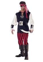 Cut throat Pirate Men Costume