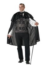 Victorian Vampire Men Plus Size Costume