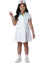 Kids Playtime Nurse Girls Costume