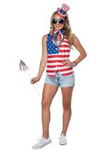 Adult Patriotic Costume Kit Unisex