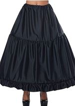 Adult Hoop Women Skirt Black