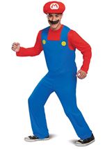 Adult Mario Men Video Game Costume