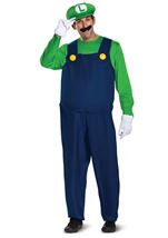 Adult Super Luigi Men Costume