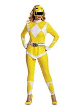 Adult Yellow Power Ranger Women Costume