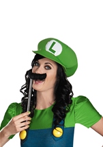 luigi womens mario deluxe super costume adult