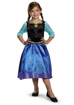 Kids Anna Disney Princess Frozen Girls Costume