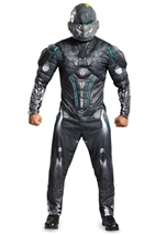 Adult Spartan Locke Halo Men Muscle  Costume