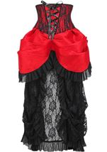 Adult Victorian Bustle Plus Size Under bust Corset Dress