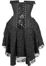 Adult Strapless Victorian Corset Dress Women Costume