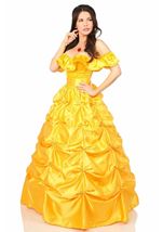 Adult Plus Size Belle Beauty Fairy Tale Corset Women Costume