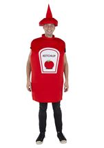 Adult Ketchup Bottle Unisex Costume