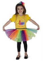 Kids Crayon Box Girls Costume