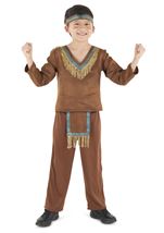 Kids Native Indian Boys Costume