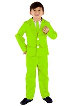 Neon Lemon Suit Boys Costume