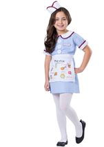 Kids Diner Waitress Girls Costume