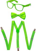 Neon Green Party Costume Accessory Set