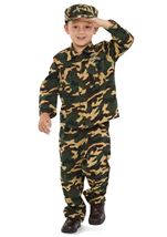 Kids Army Boys Realistic Costume