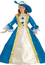 Kids Blue Princess Girls Costume