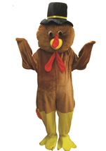 Adult Thanksgiving Turkey Mascot Unisex s Costume