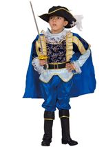 Blue Noble Knight Boys Costume