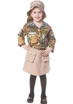Kids Dutch Safari Girls Costume