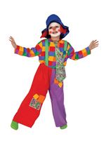 Colorful Clown Boys Costume 