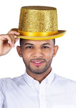 Adult Gold Unisex Top Hat