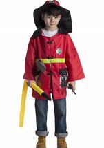 Kids Fire Fighter Role Play Set Unisex Child Costume