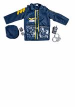 Kids Police Officer Role Play Set Unisex Costume 