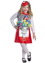 Kids Gumball Machine Girls Costume