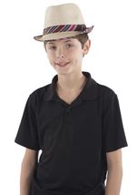 All ages Colorful Band Fedora Hat
