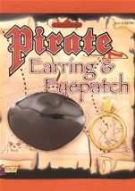 Pirate Earrings And Eye Patch