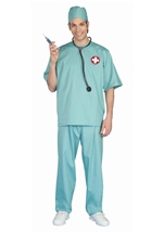 Adult Surgical Scrub Unisex Doctor Costume