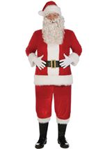 Santa Claus Velvet Deluxe Men Costume