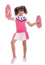 Girls Classic Cheerleader Costume