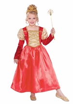 Golden Garnet Princess Girls Costume