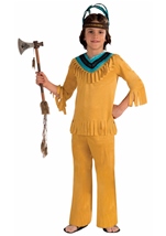 Native American Brave Warrior Boy Costume