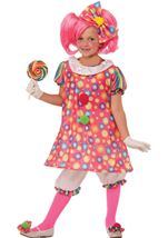 Girls Tickles The Clown Circus Costume