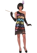 Swanky Sequins Flapper Women Costume
