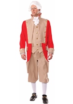 British Red Coat Men General Costume
