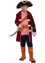 Pirate Captain Boys Deluxe Costume
