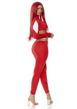 Adult Red Powerful Superhero Women Costume