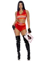Adult Knockout Ring Card Women Costume