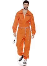 Adult Lock it Down Inmate Men Costume
