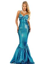 Adult Mermaid Sea Siren Women Costume